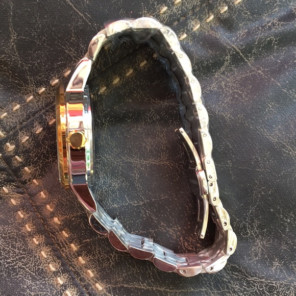 LIGE 1853 dream watch 42mm blue burst dial day date wristwatch NWOT - Picture 5 of 10